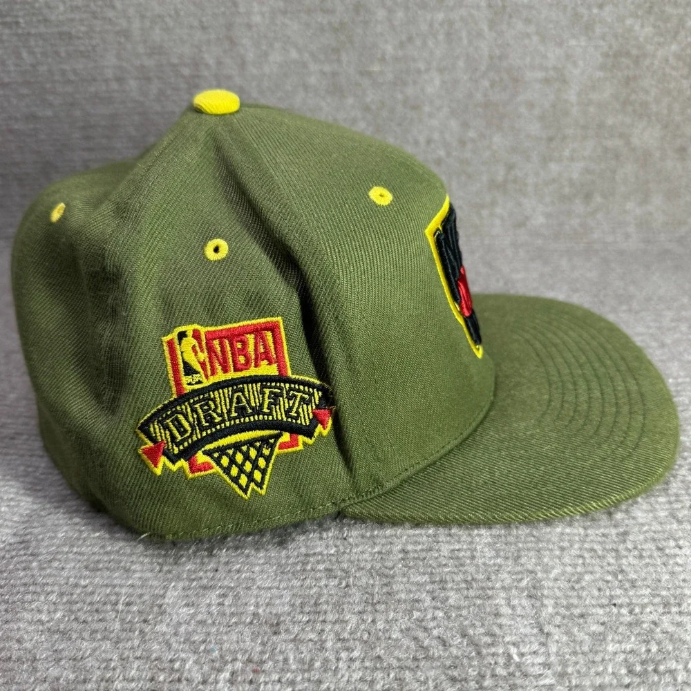 New Jersey Nets Mitchell & Ness Hat Mens 7 1/4 Green NBA Draft Hardwood Classics